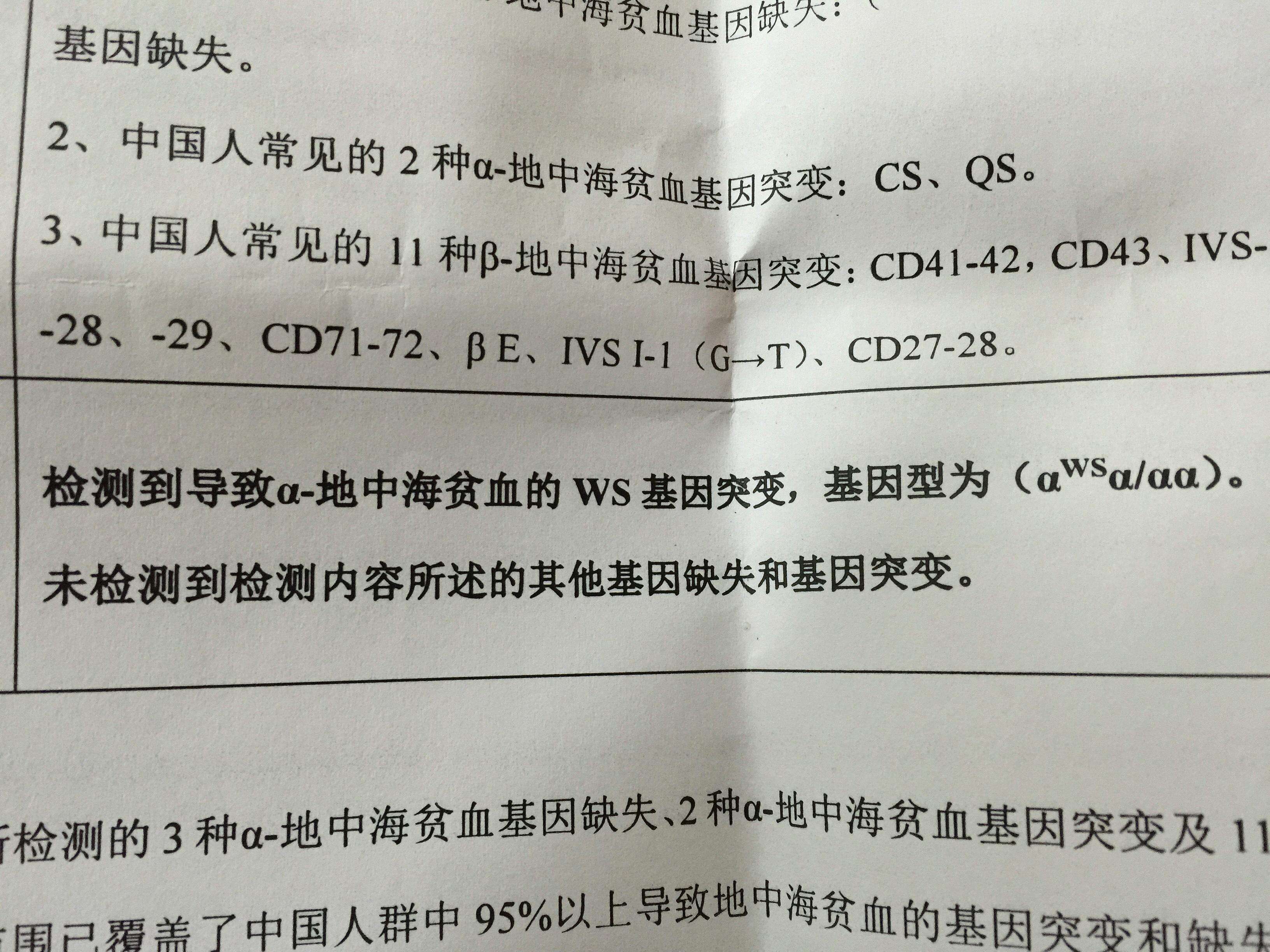 地贫基因检测