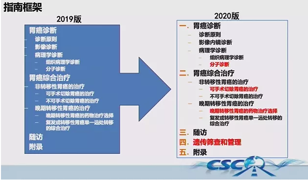  2020版CSCO胃癌诊疗指南 正式发布