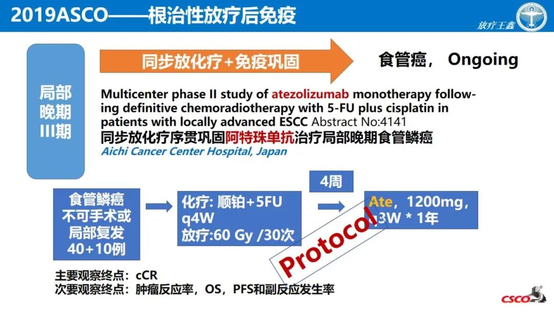 王鑫教授 食管癌放疗与免疫治疗新进展