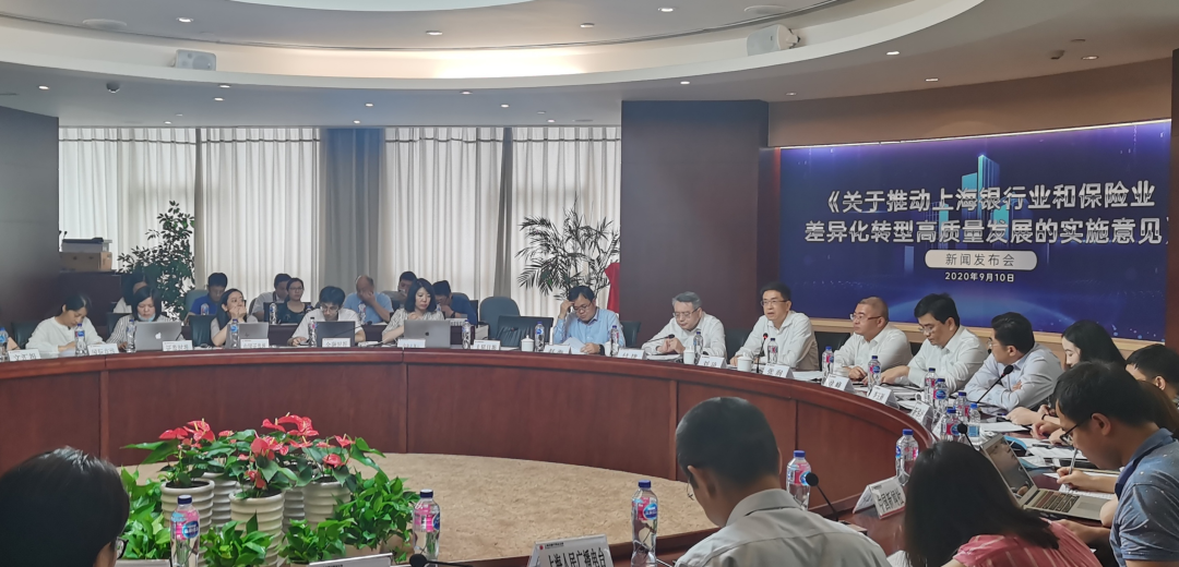 上海银保监局发布《关于推动上海银行业和保险业差异化转型高质量发展的实施意见》