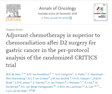 胃癌D2术后辅助化疗优于放化疗；双免疗法一线治疗恶性胸膜间皮瘤拟纳入优先审评